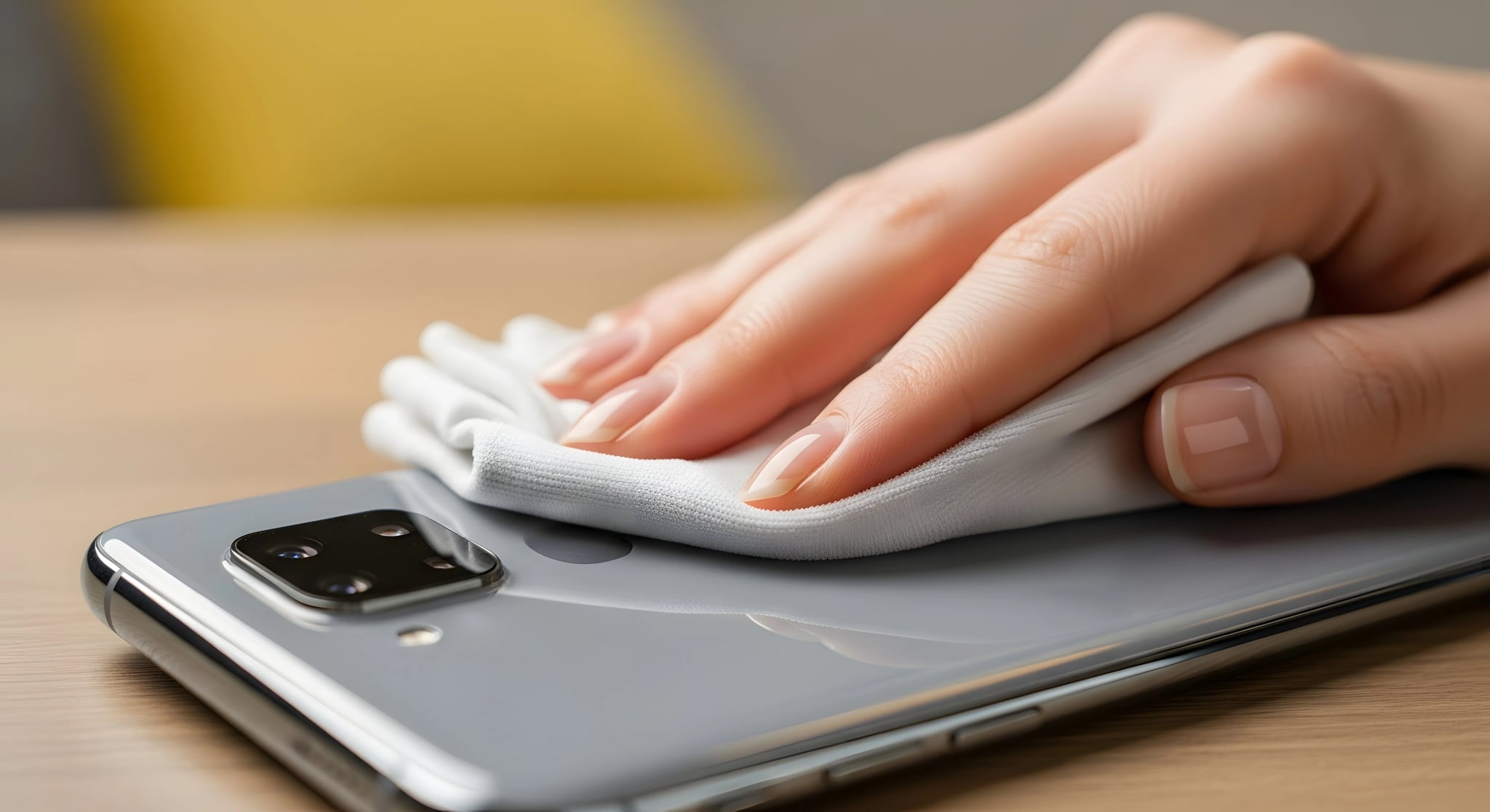 Cleaning Smartphone Screen Simple Guide to Maintaining Hygiene and Device Performance